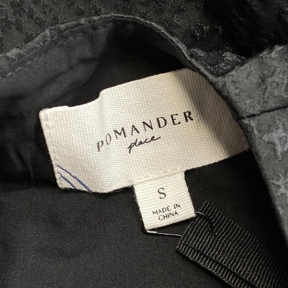 NEW POMANDER PLACE Women’s Lyla Jacquard Puff Sleeve Blouse Black Size S - Picture 4 of 9